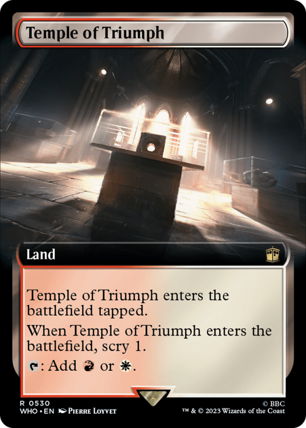 Temple of Triumph (Extended Art) [Doctor Who] on Sale