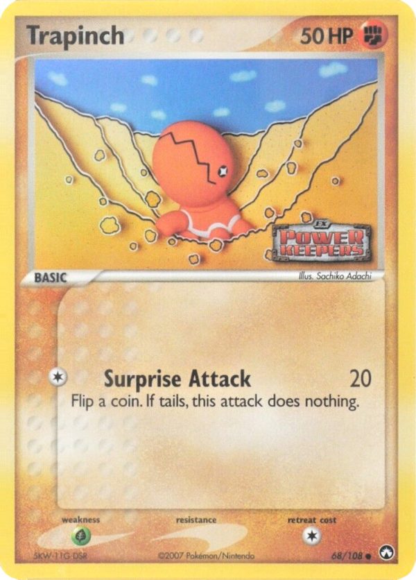 Trapinch (68 108) (Stamped) [EX: Power Keepers] Fashion