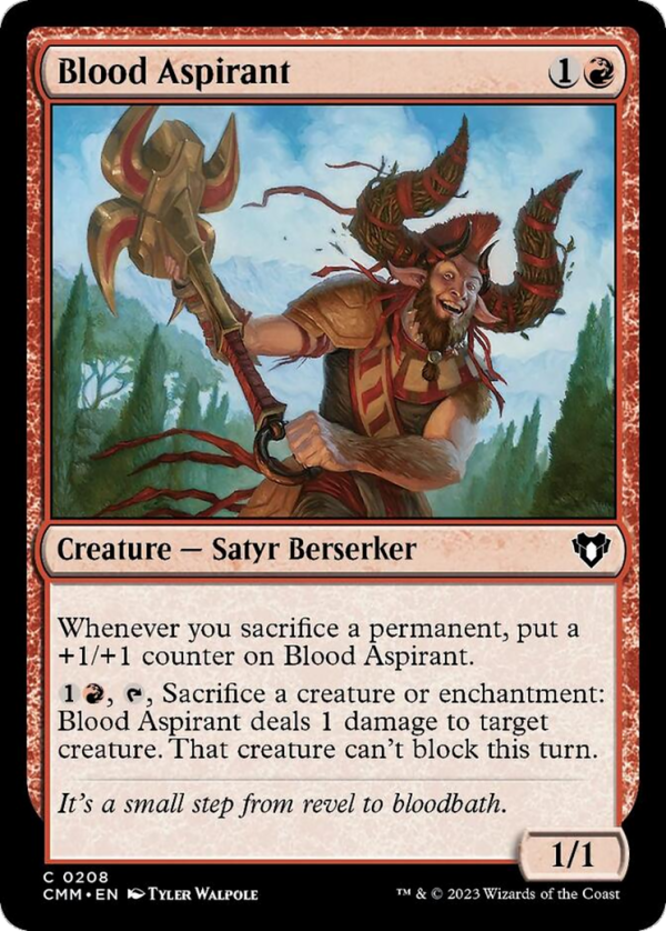 Blood Aspirant [Commander Masters] Sale