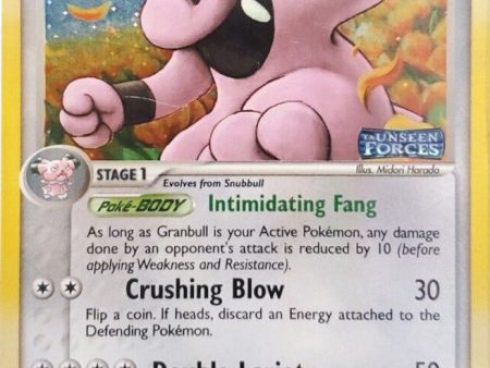 Granbull (39 115) (Stamped) [EX: Unseen Forces] Sale