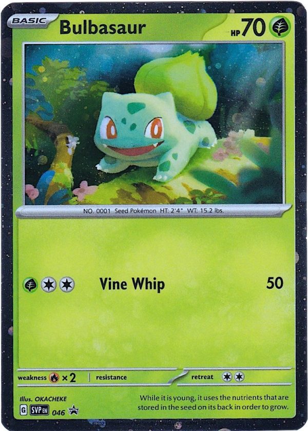 Bulbasaur (046) (Cosmos Holo) [Scarlet & Violet: Black Star Promos] Supply