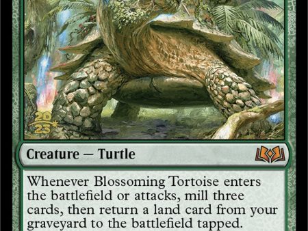 Blossoming Tortoise [Wilds of Eldraine Prerelease Promos] on Sale