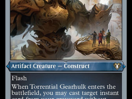 Torrential Gearhulk (Foil Etched) [Commander Masters] on Sale