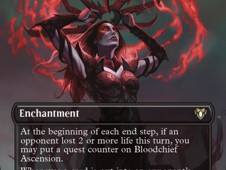 Bloodchief Ascension (Borderless Alternate Art) [Commander Masters] Fashion