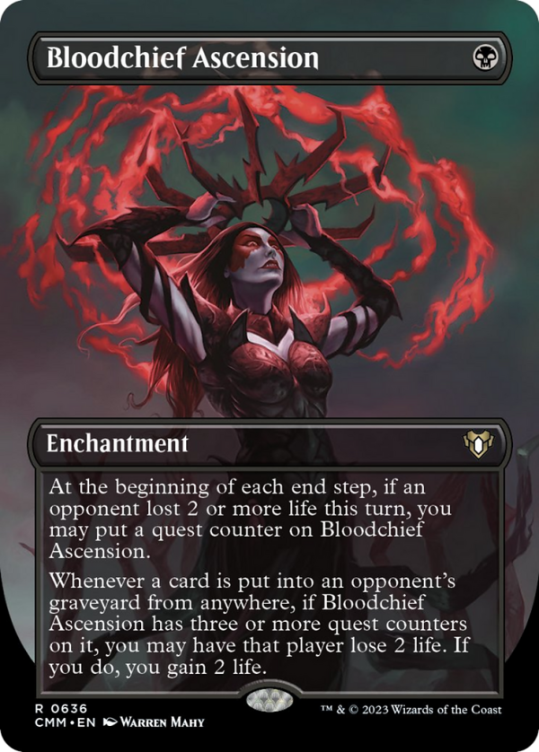 Bloodchief Ascension (Borderless Alternate Art) [Commander Masters] Fashion