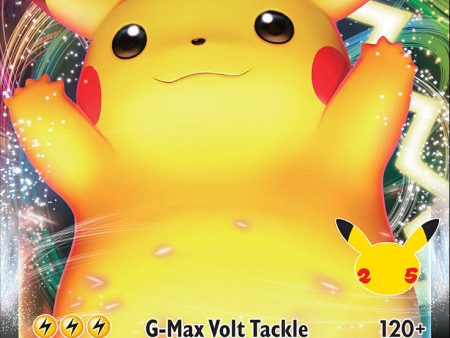 Pikachu VMAX (SWSH062) (Celebrations) [Sword & Shield: Black Star Promos] on Sale