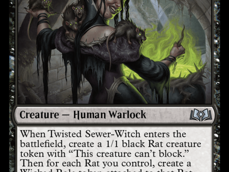 Twisted Sewer-Witch [Wilds of Eldraine] Sale