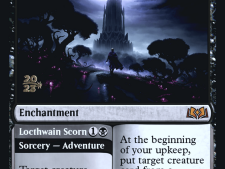 Virtue of Persistence    Locthwain Scorn [Wilds of Eldraine Prerelease Promos] For Cheap