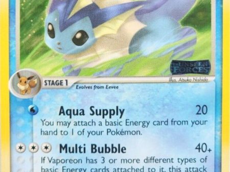 Vaporeon (19 115) (Stamped) [EX: Unseen Forces] Supply