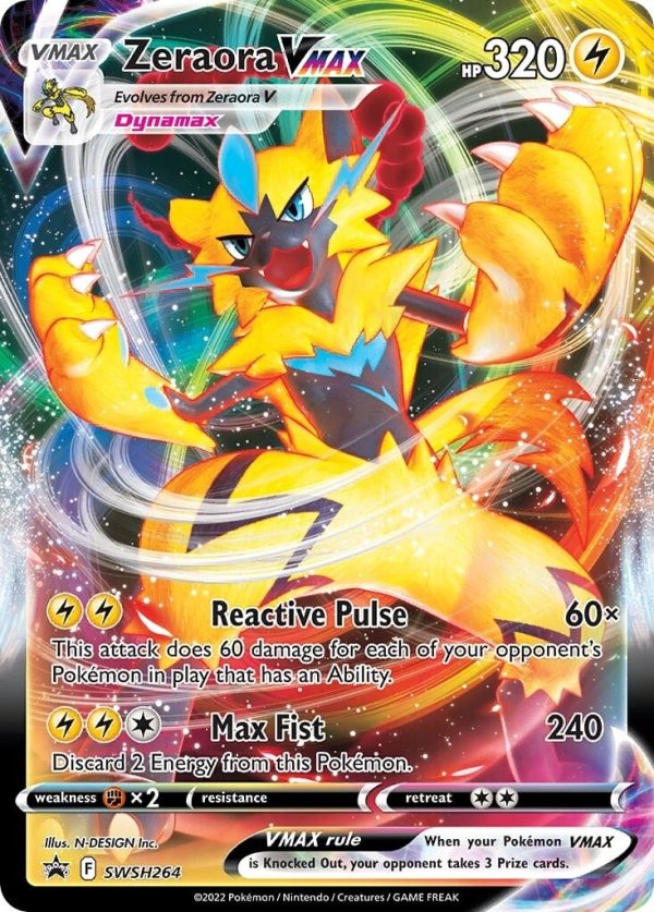 Zeraora VMAX (SWSH264) [Sword & Shield: Black Star Promos] on Sale