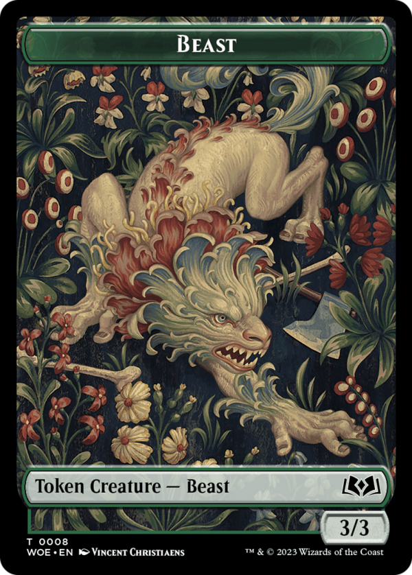 Beast    Food (0012) Double-Sided Token [Wilds of Eldraine Tokens] Online