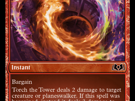 Torch the Tower (Promo Pack) [Wilds of Eldraine Promos] For Discount