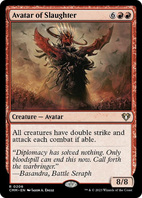 Avatar of Slaughter [Commander Masters] Cheap