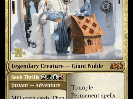 Beluna Grandsquall    Seek Thrills [Wilds of Eldraine Prerelease Promos] Cheap