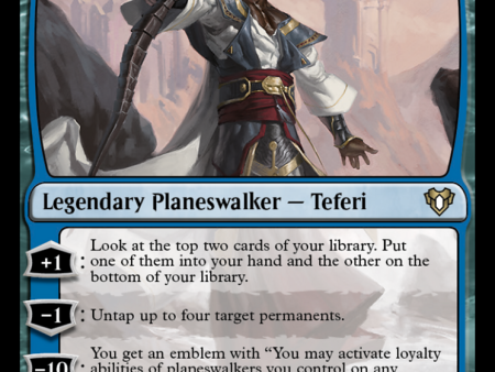 Teferi, Temporal Archmage [Commander Masters] on Sale