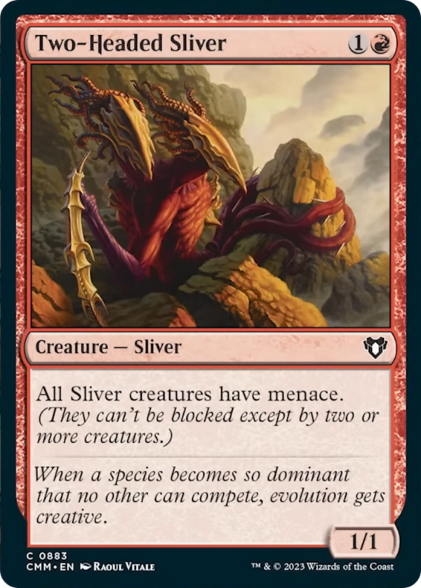 Two-Headed Sliver [Commander Masters] Fashion