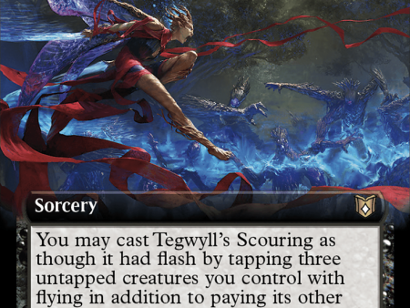 Tegwyll s Scouring (Extended Art) [Wilds of Eldraine Commander] For Sale