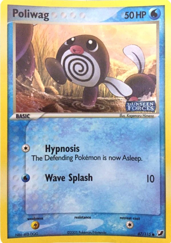 Poliwag (67 115) (Stamped) [EX: Unseen Forces] Fashion