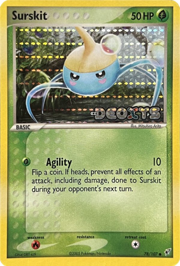 Surskit (78 107) (Stamped) [EX: Deoxys] For Cheap