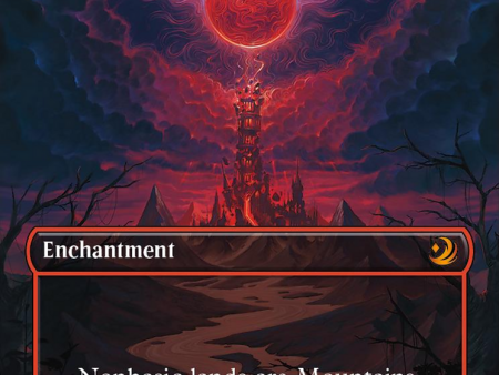 Blood Moon (Anime Borderless) [Wilds of Eldraine: Enchanting Tales] For Sale