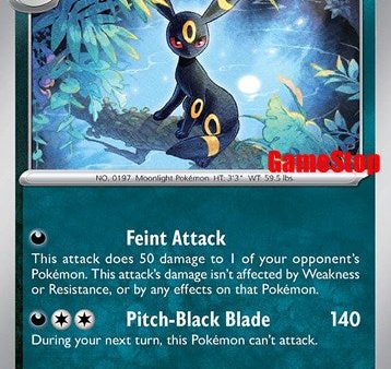 Umbreon (130 197) (GameStop Exclusive) [Scarlet & Violet: Obsidian Flames] Cheap