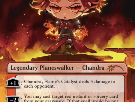 Chandra, Flame s Catalyst (Rainbow Foil) [Secret Lair Drop Series] Sale