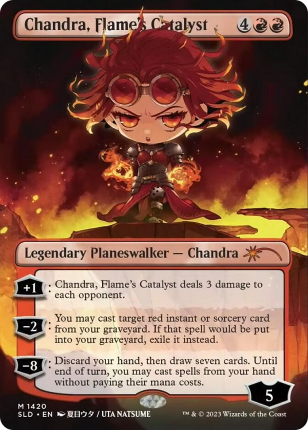 Chandra, Flame s Catalyst (Rainbow Foil) [Secret Lair Drop Series] Sale