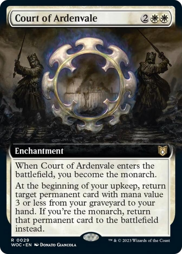 Court of Ardenvale (Extended Art) [Wilds of Eldraine Commander] Online Hot Sale