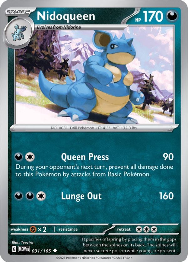 Nidoqueen (031 165) [Scarlet & Violet: 151] Discount