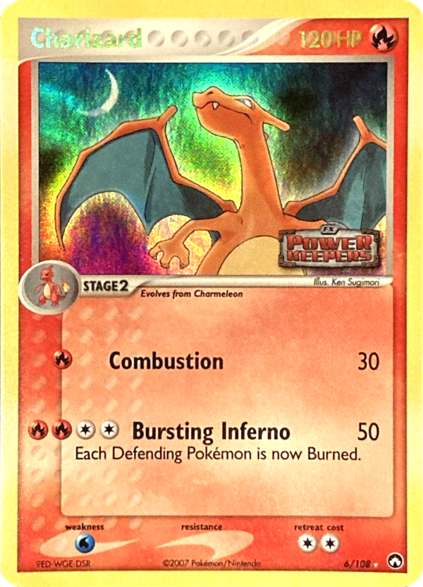 Charizard (6 108) (Stamped) [EX: Power Keepers] Supply