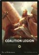 Coalition Legion Theme Card [Dominaria United Tokens] For Sale