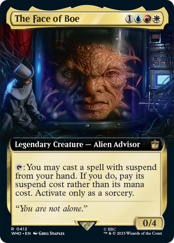 The Face of Boe (Extended Art) [Doctor Who] Supply