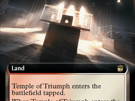 Temple of Triumph (Extended Art) (Surge Foil) [Doctor Who] Discount