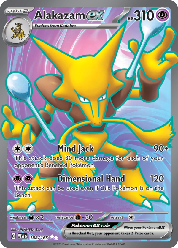 Alakazam ex (188 165) [Scarlet & Violet: 151] Sale