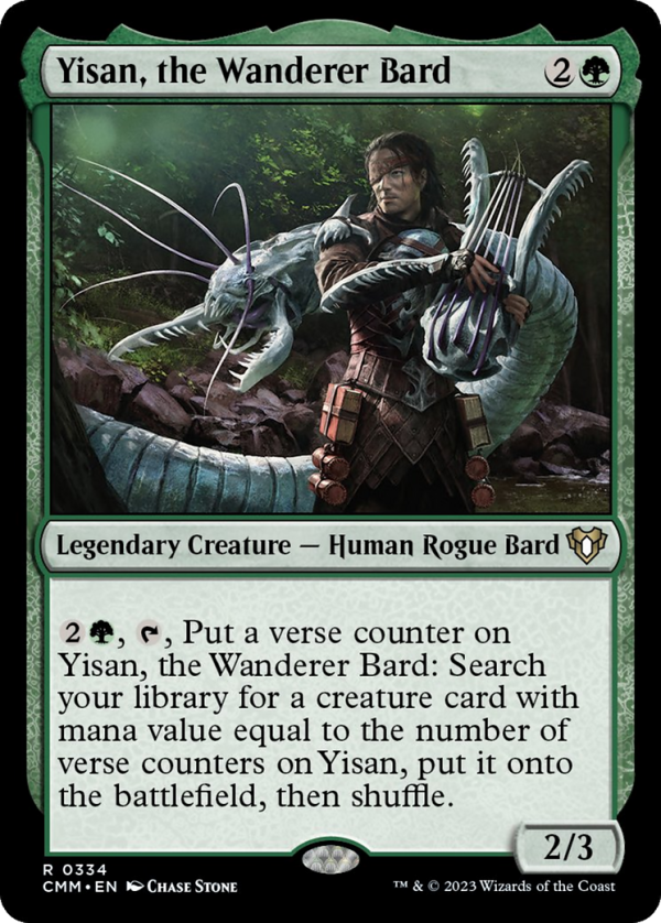 Yisan, the Wanderer Bard [Commander Masters] For Cheap