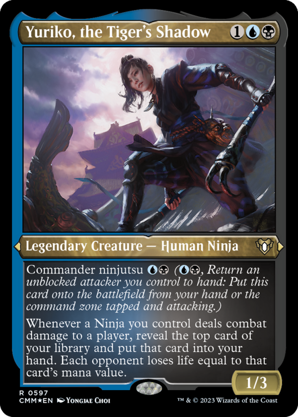 Yuriko, the Tiger s Shadow (Foil Etched) [Commander Masters] Hot on Sale