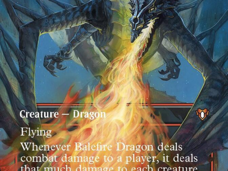 Balefire Dragon (Borderless Alternate Art) [Commander Masters] For Discount