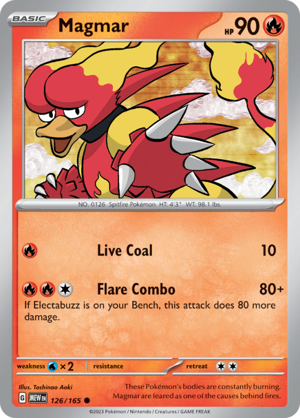 Magmar (126 165) [Scarlet & Violet: 151] Cheap