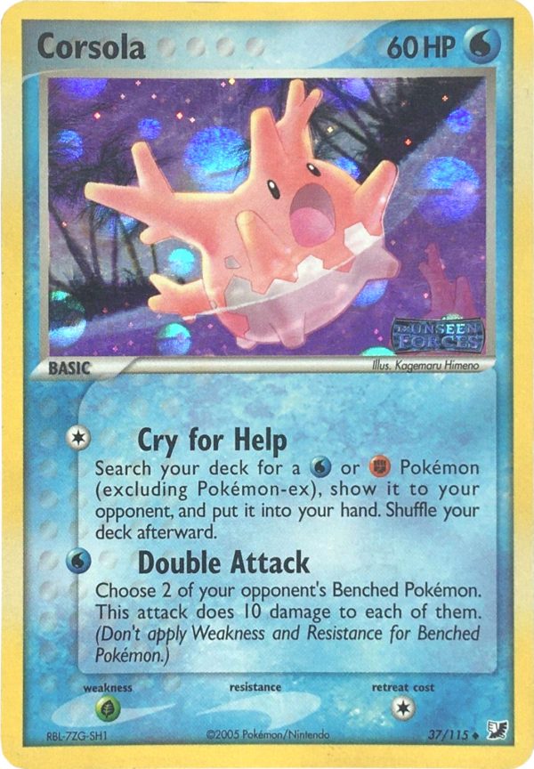 Corsola (37 115) (Stamped) [EX: Unseen Forces] For Discount