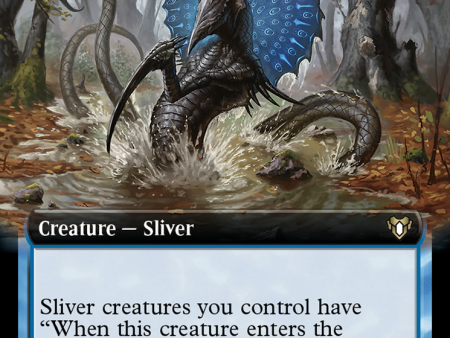 Taunting Sliver (Extended Art) [Commander Masters] Fashion