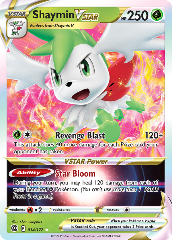 Shaymin VSTAR (014 172) (Jumbo Card) [Sword & Shield: Brilliant Stars] Sale