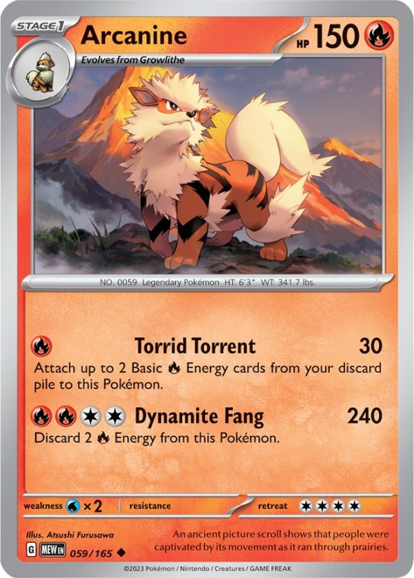 Arcanine (059 165) [Scarlet & Violet: 151] Cheap