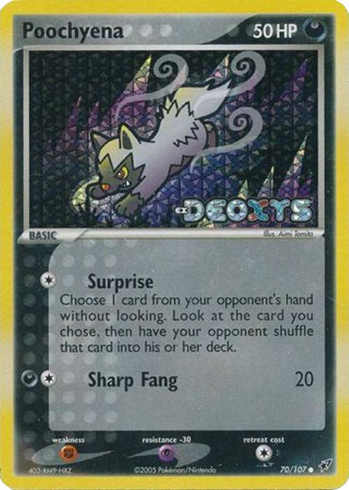 Poochyena (70 107) (Stamped) [EX: Deoxys] Cheap