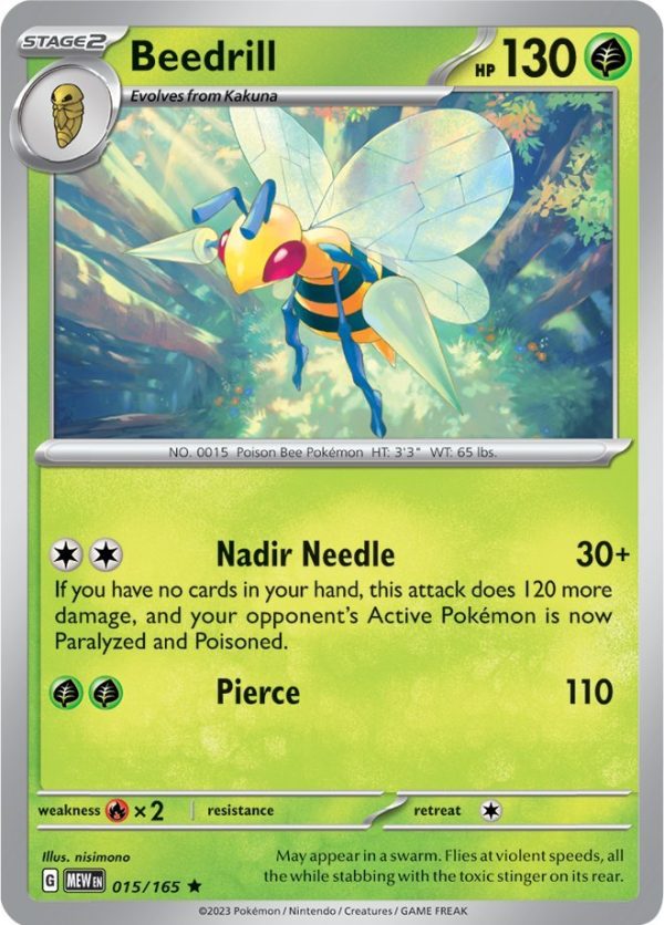 Beedrill (015 165) [Scarlet & Violet: 151] Discount