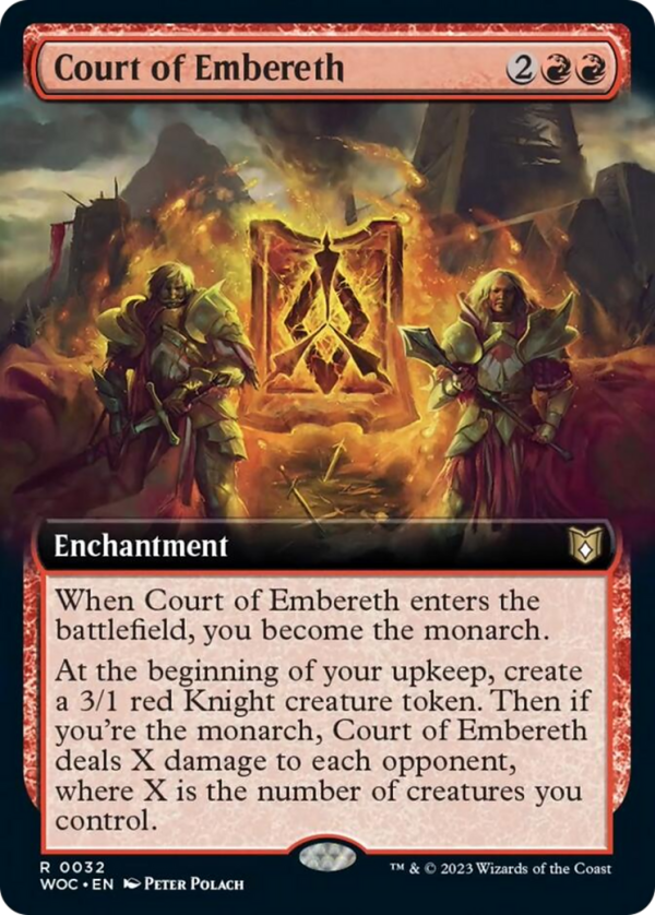 Court of Embereth (Extended Art) [Wilds of Eldraine Commander] Sale