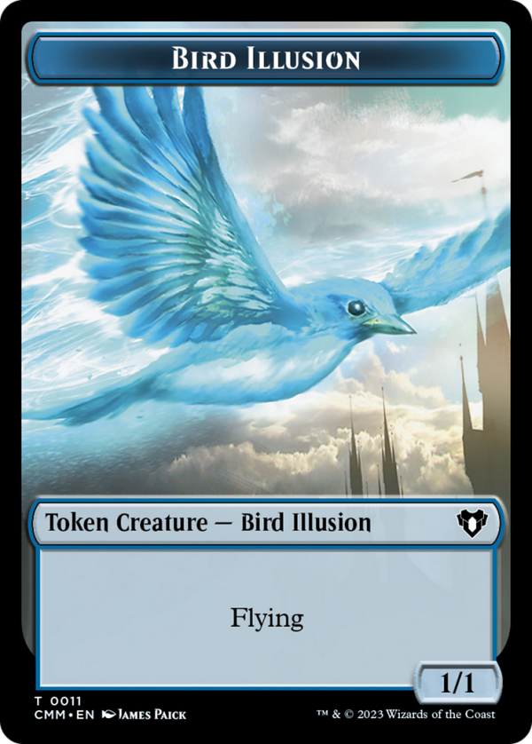 Bird Illusion Token [Commander Masters Tokens] Fashion