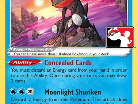 Radiant Greninja (046 189) [Prize Pack Series Three] Online Hot Sale