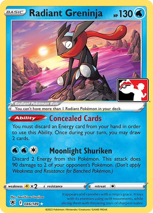 Radiant Greninja (046 189) [Prize Pack Series Three] Online Hot Sale