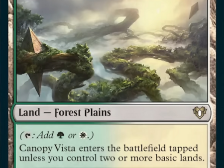 Canopy Vista [Commander Masters] Hot on Sale