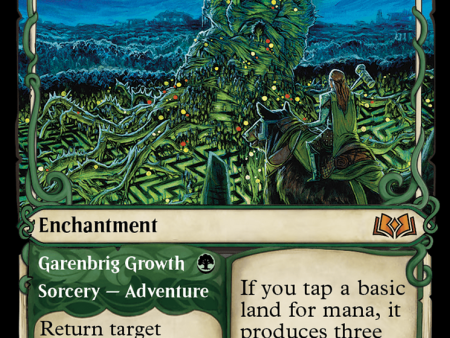 Virtue of Strength    Garenbrig Growth (Showcase) [Wilds of Eldraine] Online now